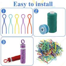 100pcs Sewing Machine Spool Clips, Mixed Colors, Sewing Spool Holders, Sewing Machine Organizer, Embroidery & Patchwork Accessories - 100PCS - View 5