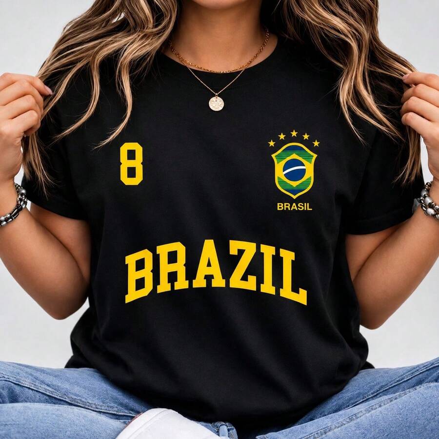 Women's Blouse Brazil Summer Cotton Basic Versatile Minimalist Comfortable - 黑色 - 查看 1