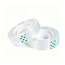 24 Rolls/48 Rolls Transparent Tape, Suitable For Gift Wrapping, Stationery And Office Supplies, Handmade Crafts And Home Use, High-Quality Transparent Tape, Compatible With Tape Dispenser - Default - View 10
