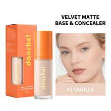 danche 2-In-1 Matte Concealer Foundation Liquid With Built-In Sponge Brush, High Coverage Buildable Liquid Base, Velvet Soft Focus Finish, Oil Control And Sweat-Resistant, Creates Flawless Complexion - Multicolor - View 22