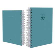 iscool 2026 Solid Colors Hardcover Agenda - Blue Topaz - View 2