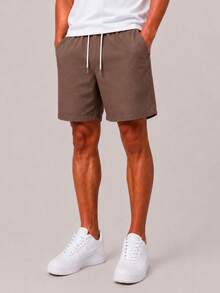 Kit 4 Shorts De Linho Premium Bermuda Mauricinho Masculino Casual Basico Confortavel Cores Especificas, MARROM, Branco, Preto (colorido) - Rosa chiclete - Visão 5
