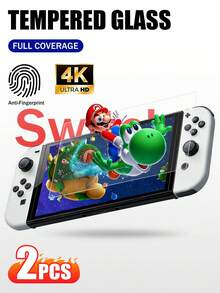 XINHONGYU Switch 2 Console Screen Protector, 7.9 Inch, Switch 2 Tempered Glass Screen Protector, High Definition Transparent, Scratch Resistant, Case Friendly, Easy Installation No Bubbles - View 24