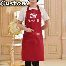 Customized Text Apron, Personalized Apron, Waterproof Apron, Customized Funny Cooking Kitchen Apron, Chef Apron, Bride And Groom Black And White Apron Set,Chef Cooking Kitchen Apron, Outdoor BBQ, Father's Day Gift, Birthday Gift, Personalized Gift - Multicolor - View 8