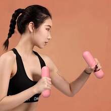 1pc Silicone Dumbbell Handheld Barbell, Suitable For Gym, Running, Yoga, Aerobic Exercise, Fitness Equipment, Pilates Accessories, Adjustable Weight Stackable, Dedicated Dumbbell Equipment - Multicolor - View 8