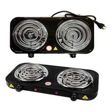 Relnix 2-Burner Cooktop Stove For Camping And Travel, 2000W, 220V - 黑色 - 查看 4