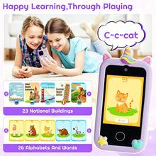 Kids Smart Phone Toy 2.8 Inch Touch Screen Built-In MP3 Music Educational Games For Boys And Girls - Multicolor - View 5