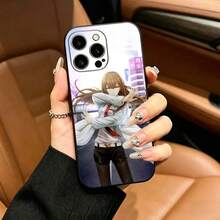 Anime SteinsGate Makise Kurisu Mobile Phone Case, Suitable For IPhone 12 13 14 15 16 17 Pro Max, Lightweight And Soft Protective Case, Black. - Z3 - View 1