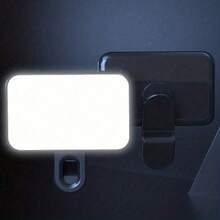 No 015062149-0001 1 buah Lampu Ring Selfie 3 Warna yang Dapat Diatur, Cocok untuk Ponsel, Kamera, Konferensi Video, Siaran Langsung, Laptop, Rias Wajah dan Selfie, Dengan Klip, Lampu LED Mini Portabel, Dapat Diisi Ulang USB, Lampu Pengisi Ponsel, Lampu Saku Mini Portabel, Timer Selfie Genggam, Lampu Pengisi Fotografi RGB, Lampu Pemotretan Kecantikan, Lampu Influencer, Lampu Siaran Langsung - Isi Cahaya - View 4