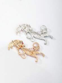 Cute Cat With Umbrella Brooch Pin For Women, High-End Luxury Versatile Kitten Brooch Corsage - Multicolor - View 5