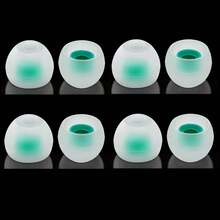8pcs Universal Silicone Earphone Covers, Pure Silicone Ear Tips, Colorful Silicone Earbuds, In-Ear Headphone Ear Sleeves, Soft & Comfortable, Washable & Easy To Clean (8pcs/Pack) - Multicolor - View 19