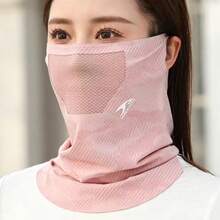 Unisex Outdoor Cycling Sun Protection High Elastic Headwear, All-Season Breathable Mesh Ski Mask, Lightweight Portable Neck Warmer Scarf, Motorcycle & Bicycle Riding Inner Liner, Running Quick-Dry Breathable Neck Gaiter - Multicolor - View 7