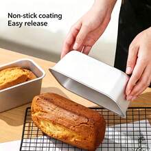 4/5/6/7 Inch Rectangular Baking Mold, Aluminum Non-Stick Multi-Function Baking Pan, Suitable For High-Temperature Oven Baking Bread And Rectangular Cakes, Kitchen Baking Tool For Eid Al-Adha, Eid Al-Fitr, Christmas, Valentine's Day - Rectangular Baking Pan - View 6
