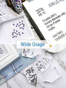 6PCS Diamond Painting Beads Sorting Tray, DIY Crafts Accessories And Tools, Multi-Functional Tray. - A - View 5