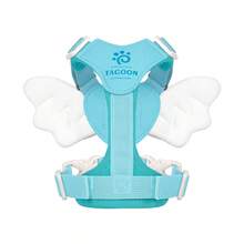 天使之翼狗狗胸背帶 透氣網布 H 型可調節 D 型環牽繩扣環，狗狗胸背帶寵物胸背帶，萬聖節聖誕節狗狗胸背帶 - 彩色 - 查看 9