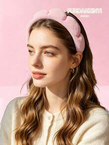 FURDANXINYI 7Pcs/Set All-In-One Skincare & Makeup Set, Includes SPA Headband, Wristbands, Facial Cleansing Brush, Makeup Sponge And Flower Hair Clips, Cute Colorful Makeup Accessories Gift Set, Suitable For Women And Girls - Multicolor - View 6