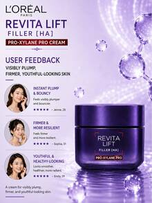 L’Oreal Paris 歐萊雅水光充盈煥顏淡紋霜 15/30ml，抗衰老，高效淡紋緊緻，減少泛紅，絲絨般柔滑質地，易於塗抹，適合所有膚質 - 複顏玻尿酸水光充滿煥顏淡紋霜 - 查看 8