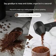 Sendok Takar Kopi dengan Tutup Geser, Pengukuran Tepat, Cocok untuk Bubuk Kopi, Susu Bubuk, Bubuk Protein, Sendok Takar Dapur Multifungsi, Ideal untuk Menyeduh dan Memanggang di Rumah dan Kantor - MultiWarna - View 7