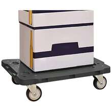 Furniture Dolly, 200 Lbs Capacity Each Count, Furniture Mover With Wheels, Portable Moving Rollers 4 Wheels Heavy Duty, Small Flat Dolly Cart For Heavy Furniture, Black - Black - View 9