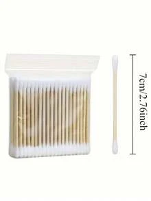 2000/1000/500/300pcs Multi-Functional Makeup & Ear Cleaning Swabs, Personal Care & Household Dual Use. Double-Ended Design, Fragrance-Free Hypoallergenic Facial And Ear Cleaning - B - View 4