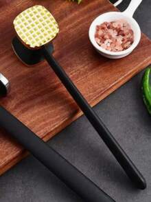 1件裝雙面重型肉鎚，人體工學廚房工具，適用於肉類嫩化、BBQ、戶外燒烤與烹飪、露營裝備，耐用廚房工具，牛排鎚、肉類嫩化器、肉鎚、肉壓碎器、油刷，家居裝飾，廚房用品，烹飪用品，廚房配件，居家必需品，女性禮物，廚師禮物 - 彩色 - 查看 13