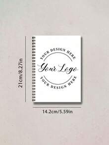 1pc Customized Logo Text Spiral Notebook, Personalized Cover Design, Custom Memo Pad Back To School Stationery Diary Planner, Suitable For Classroom Supplies - Multicolor - View 7