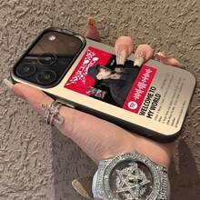 Funda para iPhone 17 16 15 Pro Max 14 Plus 13 12 11 con diseño del álbum de música C-Cris M- anticaídas, con acabado mate galvanizado, funda protectora. - z2 - Ver 6