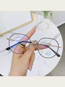 Geometric Pattern Casual Copper Glasses, All Season - Multicolor - View 7