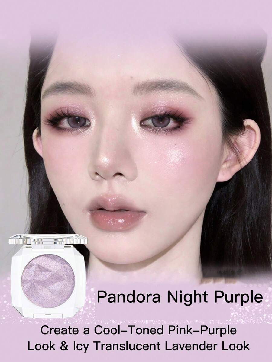 Physicians Formula 鑽石亮采高光,提亮臉部與眼部,鑽石閃耀珍珠光澤眼影 - 藩夜紫 - 查看 1
