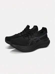 Asics Women's GEL-NIMBUS 28 Running Shoes Low-Top 1012B899-001 - Black - View 5