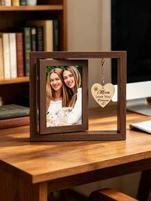 Customized Photo Desktop Flip Photo Frame, Scroll Display, Personalized Photo Desktop Decor, Suitable For Home And Office, Rotating Photo Memory Box Ornament, Anniversary, Valentine's Day, Birthday, Graduation Gift Photo Display Stand - Multicolor - View 3