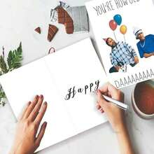 1 Set, Fun Birthday Card (Includes Envelope), Perfect Birthday Card For Family And Friends, "How Old Are You?", Humorous Birthday Card - View 5