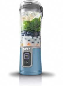 Certified Refurbished Ninja BC100NV Blast 16 Oz. Personal Portable Blender With Leak Proof Lid And Easy Sip Spout, Perfect For Smoothies, Cordless, USB-C Rechargeable (Blue) - Below 0.5L - View 1