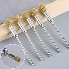 Nail Polishing Head Cleaning Brush, Copper Wire Polishing Wheel, Rust Removal Polishing Head, Electric Polishing Bowl-Shaped Cleaning Brush, Polishing, Deburring, And Rust Removal Tools. - Multicolor - View 6