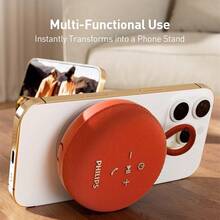 PHILIPS TAS1120 浴室藍牙 5.4 迷你吸盤式淋浴喇叭，IPX4 防水，附便攜掛繩，深沉低音 360° 環繞立體聲，配備 52mm 喇叭單體，適用於居家、辦公室、戶外與露營 - 查看 10