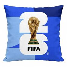 FIFA كيس وسادة ديكور منزلي لمشجعي كأس العالم 2026 في الولايات المتحدة وكندا والمكسيك، طباعة أحادية الجانب، هدية من منتجات كرة القدم - A - مشاهدة 11
