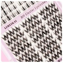 4 Sets Mixed-Style False Lashes, Thick Fluffy Natural Curl, Travel-Friendly Waterproof, Role-Playing Gift, 8-14mm Lengths - View 4