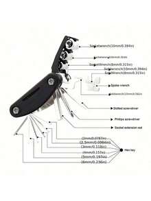 1 Set 16-In-1 Motorcycle Repair Tool Kit - A - View 3