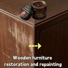 Leather Color Repair Paste - Color Repair Paste For Furniture And Wood, Repairs Scratches And Wear, Restores Faded Leather And Wood Surfaces. Specifically Designed Color Repair Pigment For Furniture, Practical And Thoughtful Holiday Gift. - A - View 4