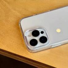 適用於 iPhone 17pro Max/16pro/15pro/AIR 的刻印鏡頭保護膜，銀色亮面鋼化玻璃鏡頭蓋，AR 防刮膜 - 彩色 - 查看 9