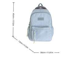 LECEY Mochila de gran capacidad estilo universitario para estudiantes de secundaria, bachillerato y universidad - Rosa - Ver 7