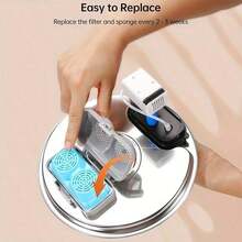 Cat Water Fountain Replacement Filter, Suitable For 3.2L/108oz Automatic Pet Water Fountain, Equipped With Quadruple Filtration System, Compatible With Stainless Steel Gravity Pet Water Fountain, High Cost-Effective Cat Filter Set - Multicolor - View 9