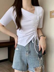 Women Tops - Black - View 6