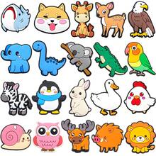 12/20PCS Cute Animals Themes Shoe Charms Set, PVC Shoe Decorations, Shoe Accessories Charms, Gift Idea For Birthday Christmas Party Favors - Multicolor - View 11