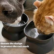Slanted Design Pet Bowl, Suitable For Flat-Faced Kittens And Other Pets, Cat Bowl, Dog Bowl, Pet Feeding Bowl, Pet Supplies - Suitable for Both Cats and Dogs - View 8