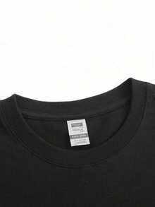 Nueva colección de parejas Camiseta con Ilustración de Pareja con Gorras YM y Smilso - Ropa Casual para Hombre, Regalo para Día del Padre, Estilo Mexicano - Negro - Ver 5