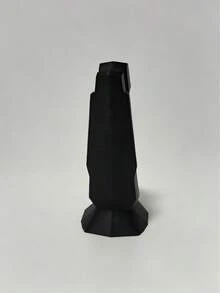Geometric Face Glasses Holder 3D Printed Moai Statue Fashion Glasses Storage Rack Desktop Decor Ornament Creative Gift Desktop Fashion Glasses Display Stand - Black 1pc - View 5