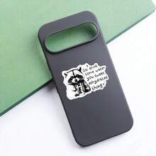 You Sweet Dehydrated Thing Funny Raccoon Hydration Reminder Sticker, Humorous Water Intake Design, Suitable For Laptops, Notebooks, Water Bottles, Cups, Journals, Perfect Gift For Students, Teachers, Office Workers, Creative People, Gamers And Busy Individuals - Multicolor - View 4