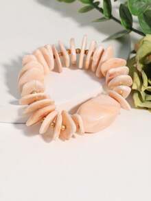 1pc Minimalist Fashion Geometric Beaded Bracelet - 1 Simple Geometric Bracelet - View 13