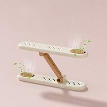 1pc Home Aromatherapy Telescopic Shoe Rack, 3-Level Height Adjustable, Deodorizing & Fragrant, Double Storage, Easy Access, Home Shoe Cabinet Organizer, Suitable For All Shoes, Essential Home Storage Item - View 1